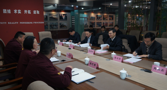 市长惠建林一行来淮钢调研